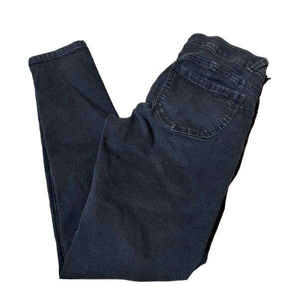 Democracy AB technology Jeans black skinny women's SZ 2 elastic hold in waist - Picture 1 of 6